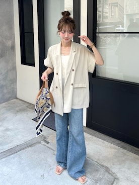 とらまめ(りなぎ)さん(レディース・153cm)の夏コーディネート