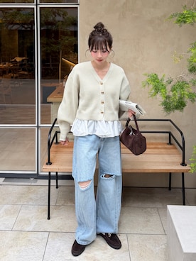 とらまめ(りなぎ)さん（レディース・153cm）の秋コーディネート