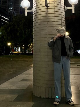 「Dickies（ディッキーズ）のアイテム（ナイロンジャケット）」を使った、phil99さん（メンズ・173cm）の秋コーディネート
