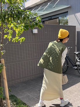 「ベストコーデ」｜「アイテム（ニットキャップ/ビーニー）」を使った、omai さん（レディース・163cm）の秋コーディネート