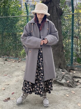 nanakaさん（レディース・163cm）の冬コーディネート