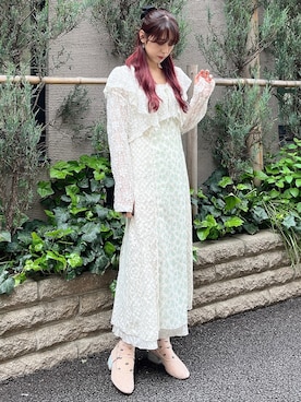 「レースシューズ」｜nanakaさん（レディース・163cm）の春コーディネート