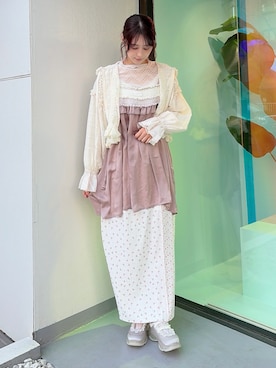 nanakaさん（レディース・163cm）の冬コーディネート