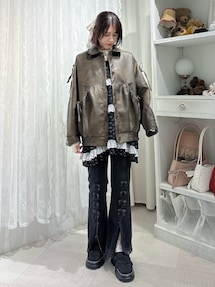 ギャザーリボンジャケット｜メリージェニー（merry jenny）公式通販