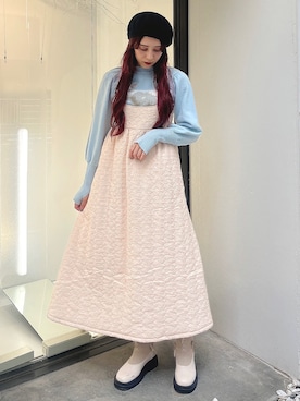 「ブーツスタイル」｜「アイテム（その他シューズ）」を使った、nanakaさん（レディース・163cm）の秋コーディネート