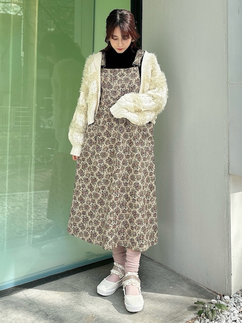 merry jennynanakaさんのジャンパースカートを使ったコーディネート 