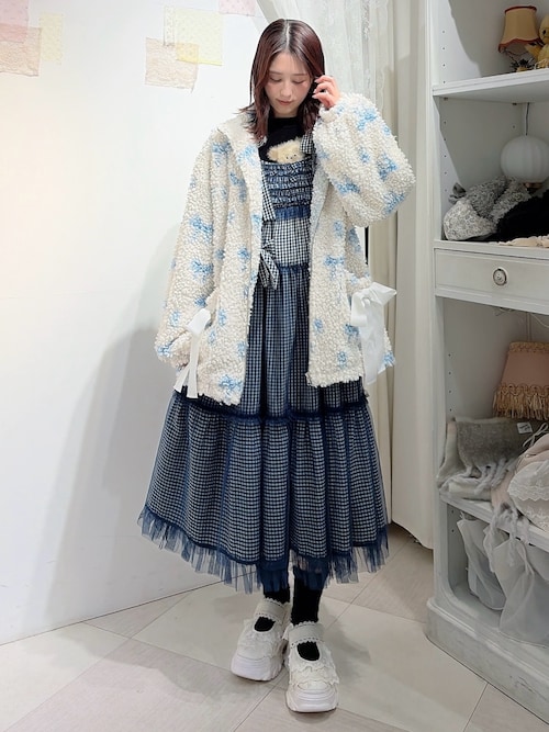 セール】Fluffy Tulip Boa Blouson（ブルゾン）｜merry jenny（メリー