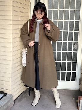 nanakaさん（レディース・163cm）の冬コーディネート