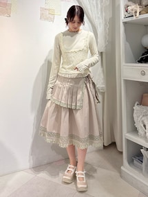 pleats apron layered skirt｜メリージェニー（merry jenny）公式通販