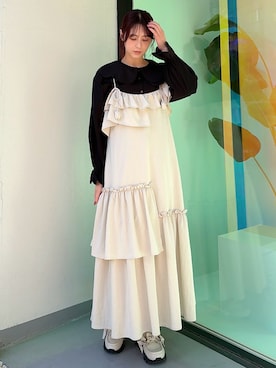 nanakaさん（レディース・163cm）の冬コーディネート