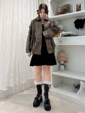 「オーバーサイズジャケット」｜nanakaさん（レディース・163cm）の秋コーディネート