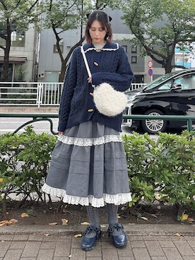 「ハートバッグ」｜nanakaさん（レディース・163cm）の夏コーディネート