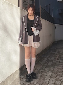 lace slit ribbon jacket｜メリージェニー（merry jenny）公式通販