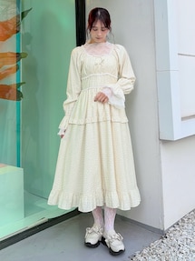 merry トップス merry シアーレースコンビTOPS tシャツ jenny（メリージェニー） トップス