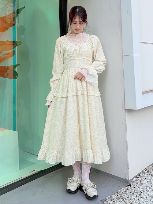 merry jenny（メリージェニー） ワンピース petit flower ribbon