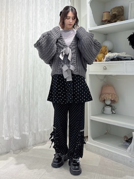 「ドットパンツ」｜nanakaさん（レディース・163cm）の夏コーディネート