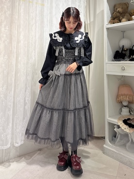 「黒コーデ」｜nanakaさん（レディース・163cm）の秋コーディネート