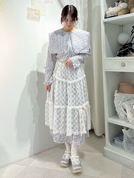 「厚底スニーカー」｜nanakaさん（レディース・163cm）の秋コーディネート