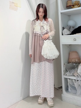 「アイテム（その他トップス）」を使った、nanakaさん（レディース・163cm）の冬コーディネート