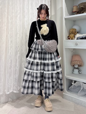 「ハートバッグ」｜nanakaさん（レディース・163cm）の秋コーディネート