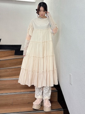 「スエードシューズ」｜nanakaさん（レディース・163cm）の夏コーディネート