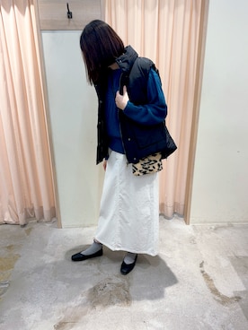 「重ね着ベストシーズン」｜「アイテム（その他シューズ）」を使った、田丸七緒【168cm】さん（レディース・168cm）の秋コーディネート