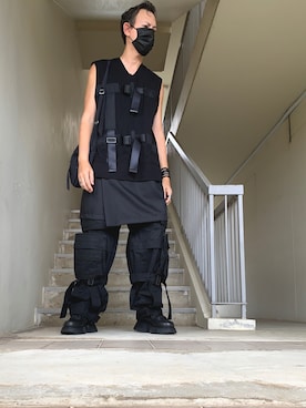 「darkwear」｜xxjjiiさん（メンズ・180cm）の秋コーディネート