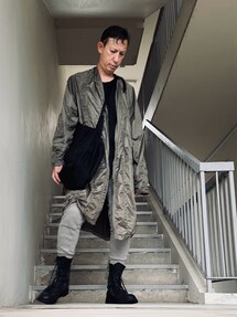 【MA_JULIUS エムエーユリウス】ノーカラージャケット JULIUSのノーカラージャケットを使った人気ファッションコーディネート