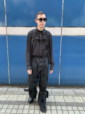 「Blackfashion」｜xxjjiiさん（メンズ・180cm）の夏コーディネート