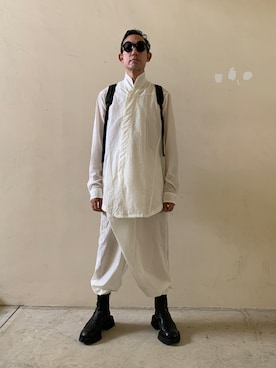 「OFF-WHITE」｜xxjjiiさん（メンズ・180cm）の冬コーディネート