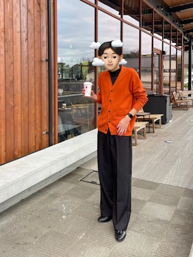 「スターバックス」｜kohei420さん（メンズ・168cm）の冬コーディネート