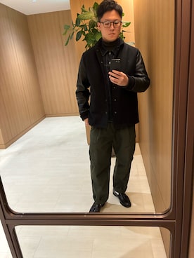 「アイテム（スタジャン）」を使った、yohei4081さん（メンズ・182cm）の秋コーディネート