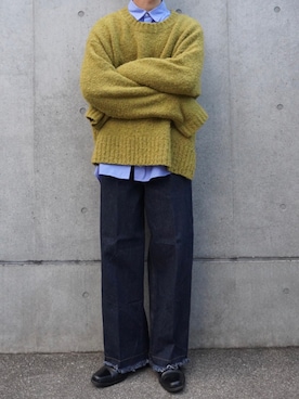 soerte（ソエルテ）の「Oversize loopyarn knit / オーバーサイズ 