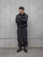 スタンドカラーフェイクムートンジャケット　ソエルテ（Soerte) soerte（ソエルテ）の「Stand collar fake mouton jacket/スタンド