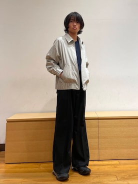 「URBAN RESEARCH（アーバンリサーチ）のアイテム（ブルゾン）」を使った、UCさん（メンズ・169cm）の冬コーディネート