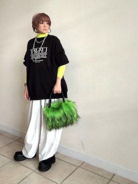 「アイテム（スウェット）」を使った、amichanさん（レディース・161cm・50代）の秋コーディネート