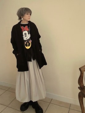 「アイテム（ジャケット/アウター）」を使った、amichanさん（レディース・161cm・50代）の秋コーディネート