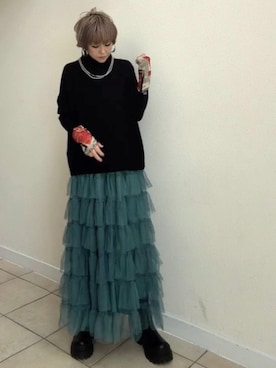 「アイテム（トップス）」を使った、amichanさん（レディース・161cm・50代）の秋コーディネート