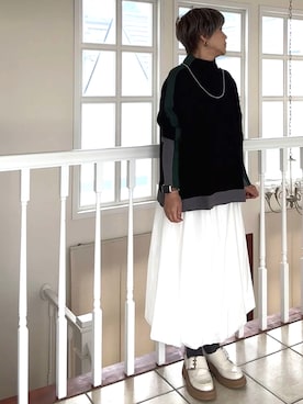 「アイテム（その他シューズ）」を使った、amichanさん（レディース・161cm）の秋コーディネート