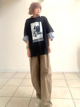「ABAHOUSE（アバハウス）のアイテム」を使った、amichanさん（レディース・161cm）の夏コーディネート