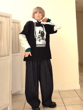 「coen（コーエン）のアイテム」を使った、amichanさん（レディース・161cm）の冬コーディネート