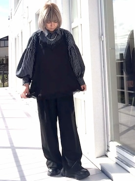 「H&M（エイチ・アンド・エム）のアイテム」を使った、amichanさん（レディース・161cm）の秋コーディネート