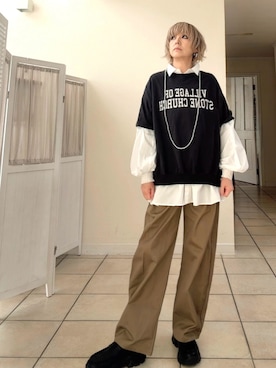 「NOLITA LABORATORY（ノリータラボラトリー）のアイテム」を使った、amichanさん（レディース・161cm）の春コーディネート