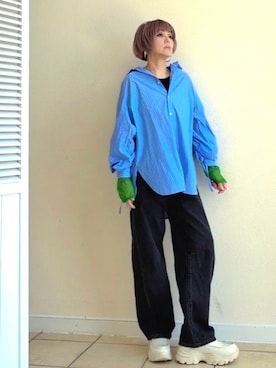 「coca（coca）（コカ）のアイテム」を使った、amichanさん（レディース・161cm）の春コーディネート