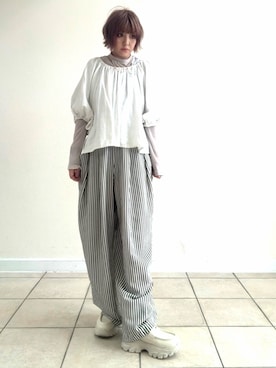 「ZARA（ザラ）のアイテム」を使った、amichanさん（レディース・161cm）の秋コーディネート
