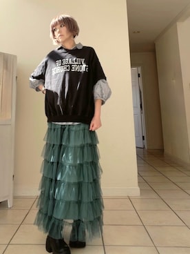 「coca（coca）（コカ）のアイテム」を使った、amichanさん（レディース・161cm）の秋コーディネート