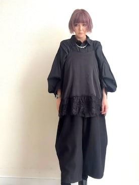 「GU（ジーユー）のアイテム（アクセサリー）」を使った、amichanさん（レディース・161cm）の秋コーディネート