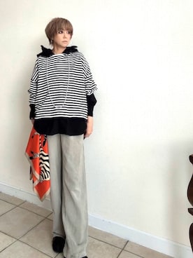 「アイテム（シューズ）」を使った、amichanさん（レディース・161cm・50代）の冬コーディネート