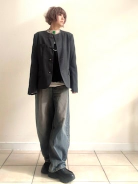 「ROSE BUD（ローズバッド）のアイテム」を使った、amichanさん（レディース・161cm）の秋コーディネート