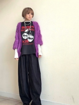 「H&M（エイチ・アンド・エム）のアイテム（トップス）」を使った、amichanさん（レディース・161cm）の冬コーディネート